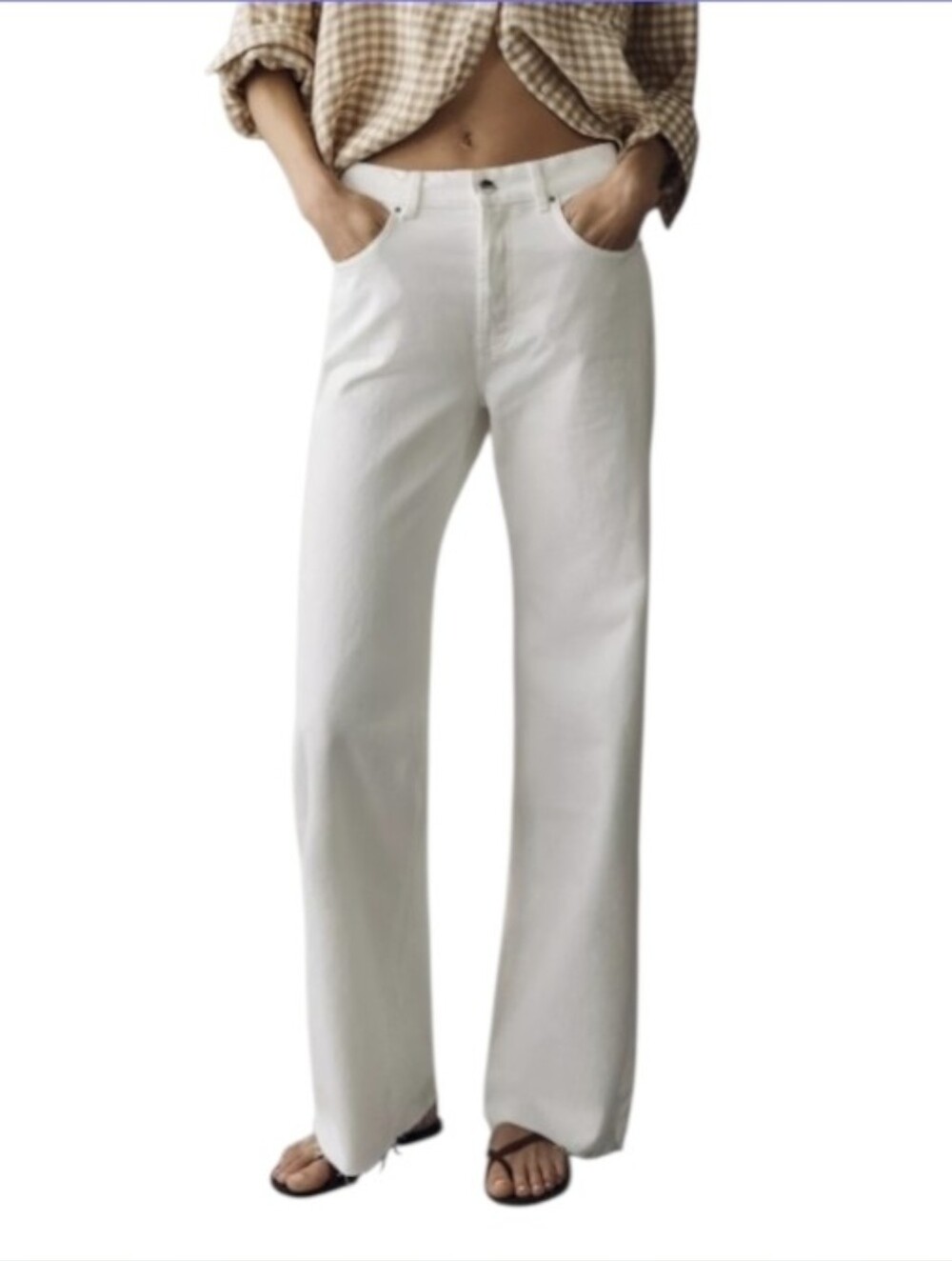Anine Bing ($280) Hugh High-Rise Wide-Leg Jeans NWT Size 32